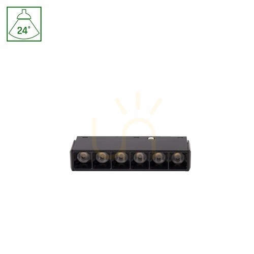 Kontrola System Shift Basic Grid Xs Lineární světlo 110mm 6W 2700 K Černá.