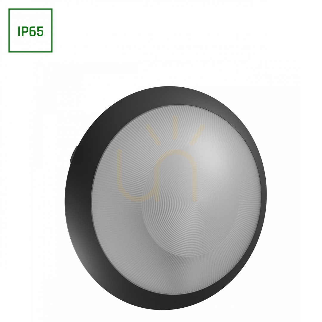 Kontrola Plafond Nymphea Omni Black E27 230V IP65 Ik08 Fi300 X90mm Black Round. Plafond Nymphea Omni Black E27 230V IP65 Ik08 Fi300 X90mm Black Round.