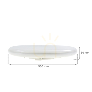 Plafond Nymphea Eco 2 28W WW 230V 120st IP44 Ik07 Fi330x60mm Bílá kulatá. 3 Plafond Nymphea Eco 2 28W WW 230V 120st IP44 Ik07 Fi330x60mm Bílá kulatá. small 3