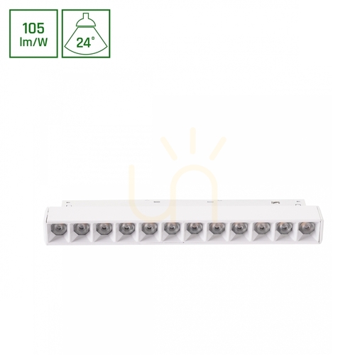Kontrola Systém Shift Basic Grid S Lineární svítidlo 220mm 12W 2700 K White