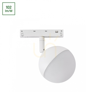 System Shift Basic Globe Light Fixture 90mm 10W 2700 K White. small 0