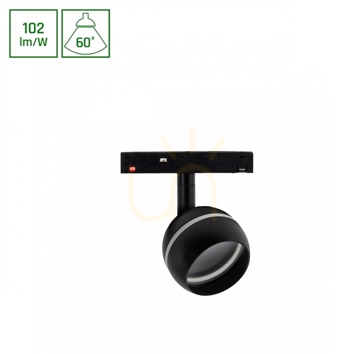 Kontrola System Shift Basic Globe Ring Light Fixture 90mm 10W 2700 K Black