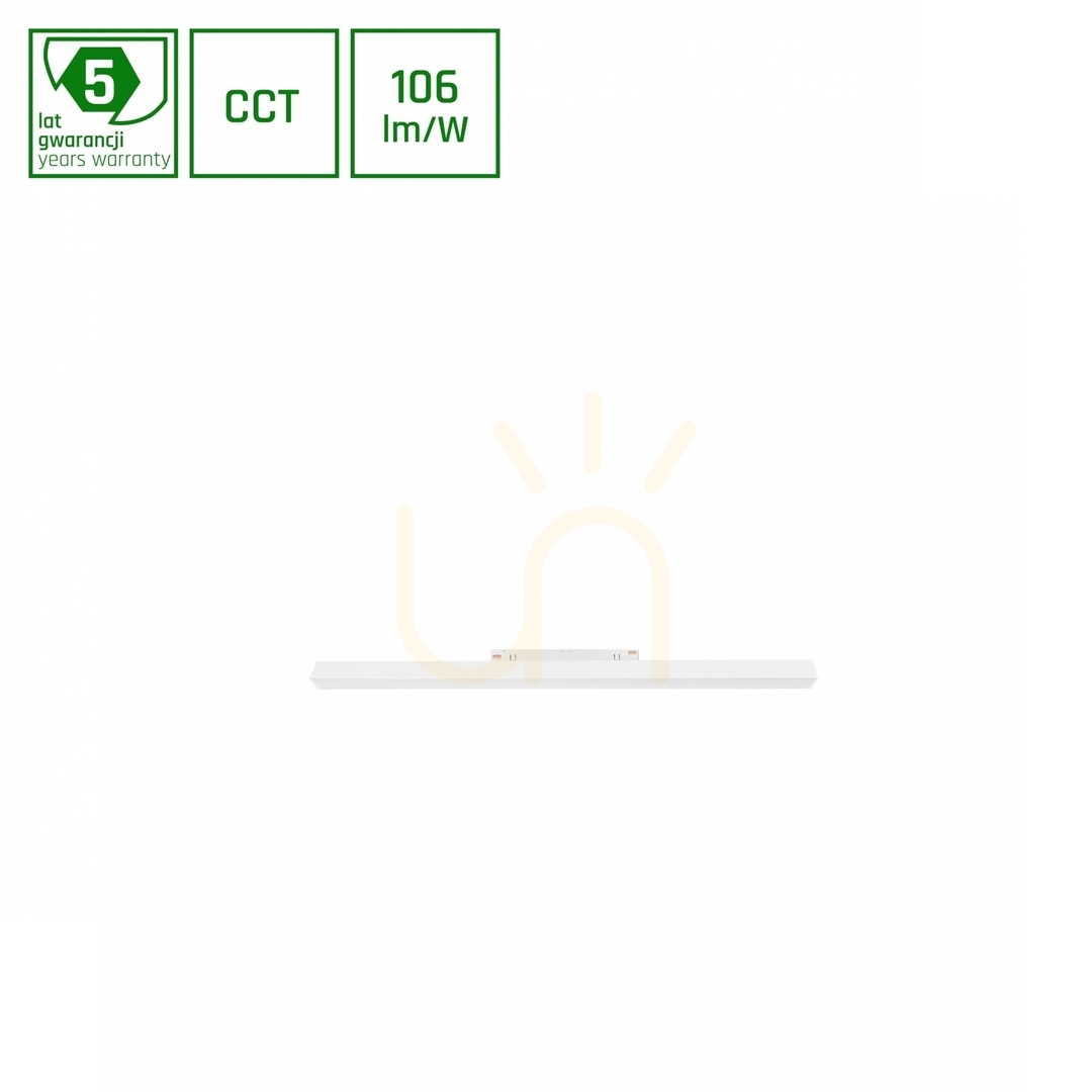 Kontrola Systém Shift CCT Lineární světlo 602 X23 X42mm 17W 100 St White Switch Záruka 5 let. Systém Shift CCT Lineární světlo 602 X23 X42mm 17W 100 St White Switch Záruka 5 let.
