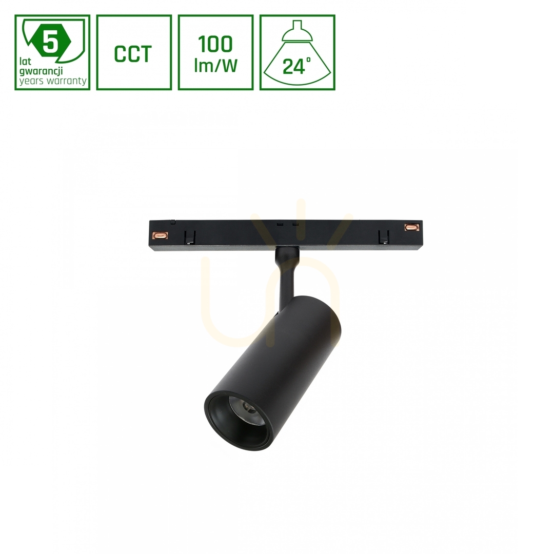 Kontrola Reflektor pro přípojnice Systém Shift CCT Spot M/L Svítidlo pro přípojnice 55x120x163mm 12W 24 St Černá Záruka 5 let Reflektor pro přípojnice Systém Shift CCT Spot M/L Svítidlo pro přípojnice 55x120x163mm 12W 24 St Černá Záruka 5 let