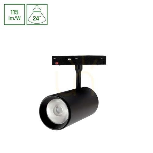 Kontrola Reflektor pro systém Busbar Shift Basic Spot L Směrové svítidlo 65x140x210mm 20W 4000 K Černá.