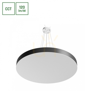 Plafond Nymphea Optima Black 65W CCT 230V 120 St IP20 Fi600 X50mm White Black Round. 0 Plafond Nymphea Optima Black 65W CCT 230V 120 St IP20 Fi600 X50mm White Black Round. small 0