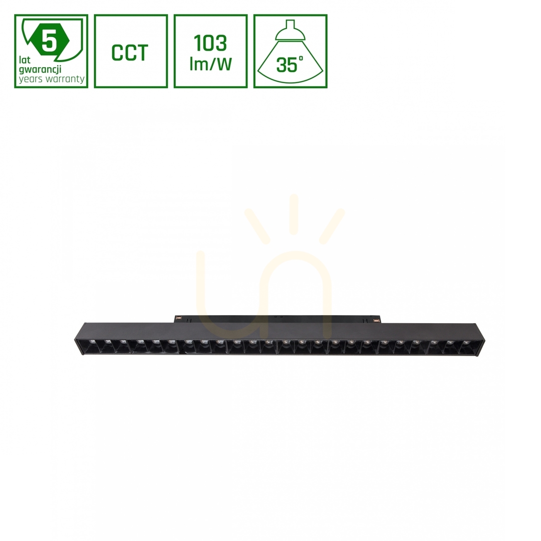 Kontrola Systém Shift CCT Grid L Světla 440 X23 X42mm 22W 35 St Black Switch Záruka 5 let. Systém Shift CCT Grid L Světla 440 X23 X42mm 22W 35 St Black Switch Záruka 5 let.