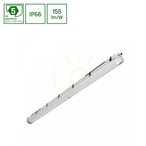 Kontrola LIMEA GIGANT PRO Hermetická světelná lišta 1500mm 85 W/68 W/54 W/40W CW 230V 120 St IP66 Ik10 1500x80x68mm Záruka 5 let.