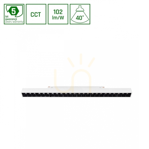 Kontrola Lineární svítidlo pro magnetickou lištu 48V SpectrumLED Shift Smart Grid L 22W CCT/DIM bílé, 44 cm