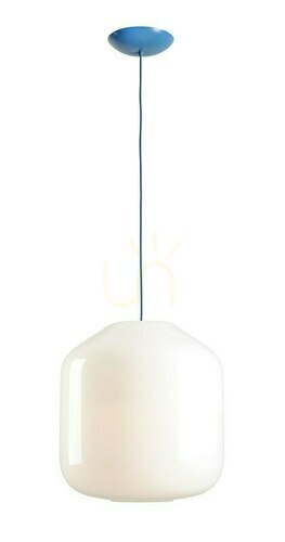 Kontrola Závěsné svítidlo Aldex Flask Sapphire XL 40 cm, 3×E27, opálové sklo 8500G31_XL