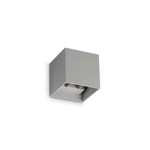 Kontrola Venkovní nástěnné svítidlo Ideal Lux ATOM 366821 antracit 10 cm 2x6W 3000K IP54