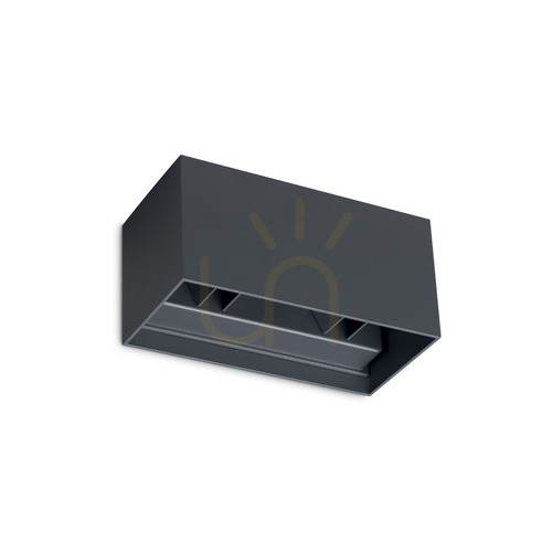 Kontrola Venkovní nástěnné svítidlo Ideallux ATOM 366852 antracitové Ø20 cm IP54 4000K