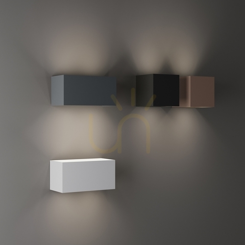 Kontrola Venkovní nástěnné svítidlo Ideal Lux ATOM 366883 antracitové 20 cm IP54 3000K