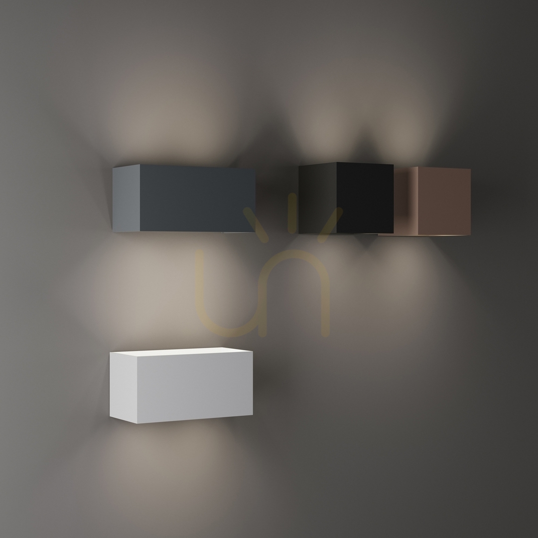 Náhled Venkovní nástěnné svítidlo Ideallux ATOM 366906 antracit IP54 4000K 20 cm Venkovní nástěnné svítidlo Ideallux ATOM 366906 antracit IP54 4000K 20 cm