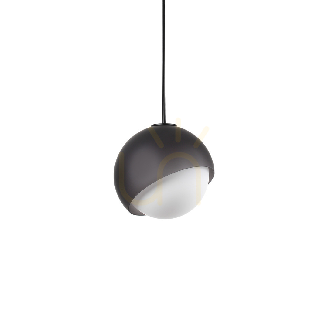 Kontrola Závěsné svítidlo Ideallux Bloom černé sklo 22 cm 366678 Závěsné svítidlo Ideallux Bloom černé sklo 22 cm 366678
