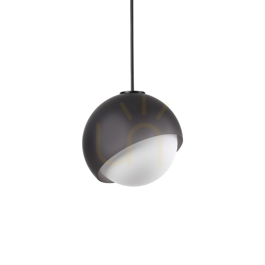 Kontrola Závěsné svítidlo Ideallux Bloom černé sklo 30 cm 366692 Závěsné svítidlo Ideallux Bloom černé sklo 30 cm 366692