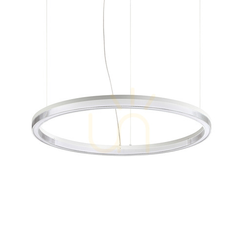 Kontrola Závěsné svítidlo Ideal Lux Crown 339146 bílé LED 43W 80 cm