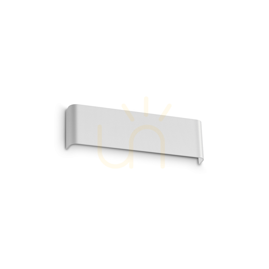 Wall Light Ideallux Delta 366739 White Aluminum 30 cm 3xG9