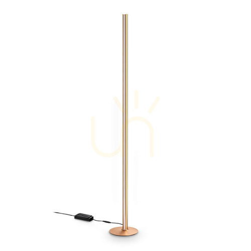 Kontrola Stojací lampa Ideal Lux Dorica 366159 měděná LED 50W 190 cm