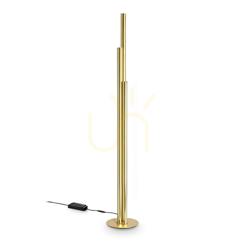 Kontrola Stojací lampa Ideallux DORICA 366241 LED 66W mosaz 190 cm