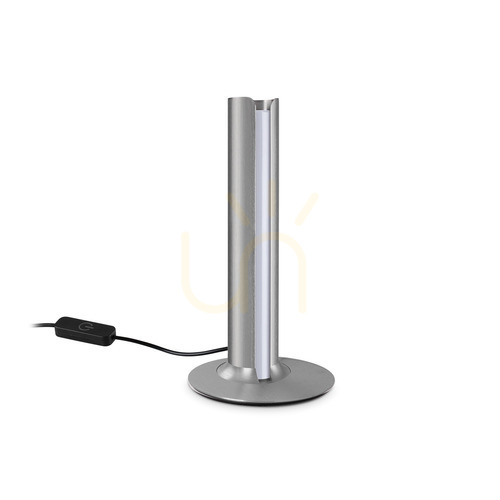 Kontrola Stolní LED lampa Ideallux DORICA šedá 13 cm 362564