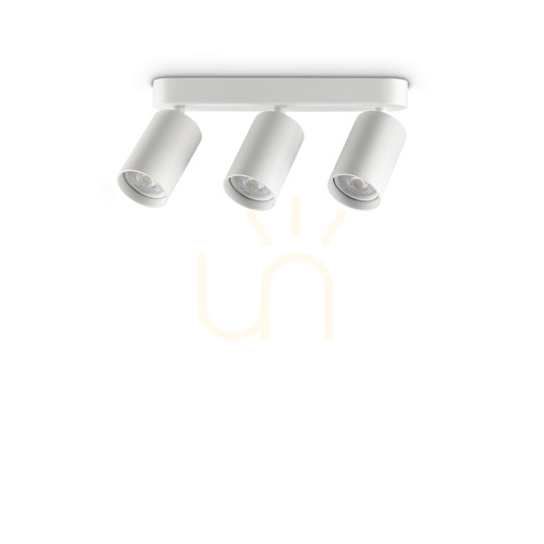Kontrola Nástěnné svítidlo Ideallux DYNAMITE 367408 bílé 3x GU10 27,5 cm