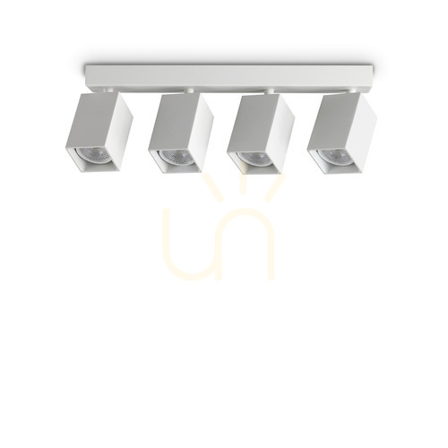 Kontrola Plafon Ideallux DYNAMITE 367422 bílý 4x GU10, Ø 38,5 cm