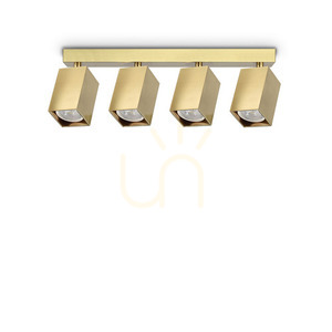 Plafon Ideallux Dynamite 371375 mosazný 4x GU10, 38,5 cm small 0