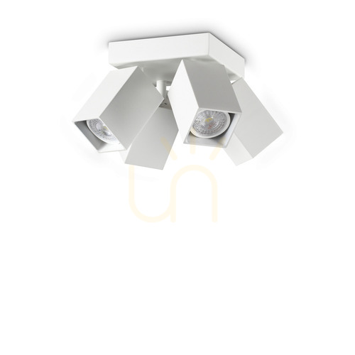 Kontrola Plafon Ideallux DYNAMITE 367446 bílý 4x GU10 13,5 cm
