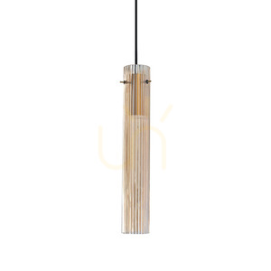 Závěsné svítidlo Ideallux FLAM 353890 LED 10W mosazné sklo 6,6 cm small 0