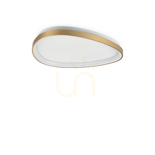 Kontrola Plafon Ideallux GEMINI 372082 mosazný LED 30W 4000K Ø61 cm