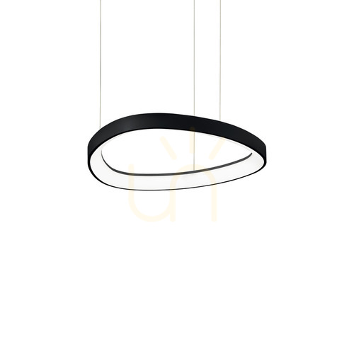 Kontrola Závěsné svítidlo Ideallux GEMINI 372136 černé LED 36W 4000K průměr 42,5 cm