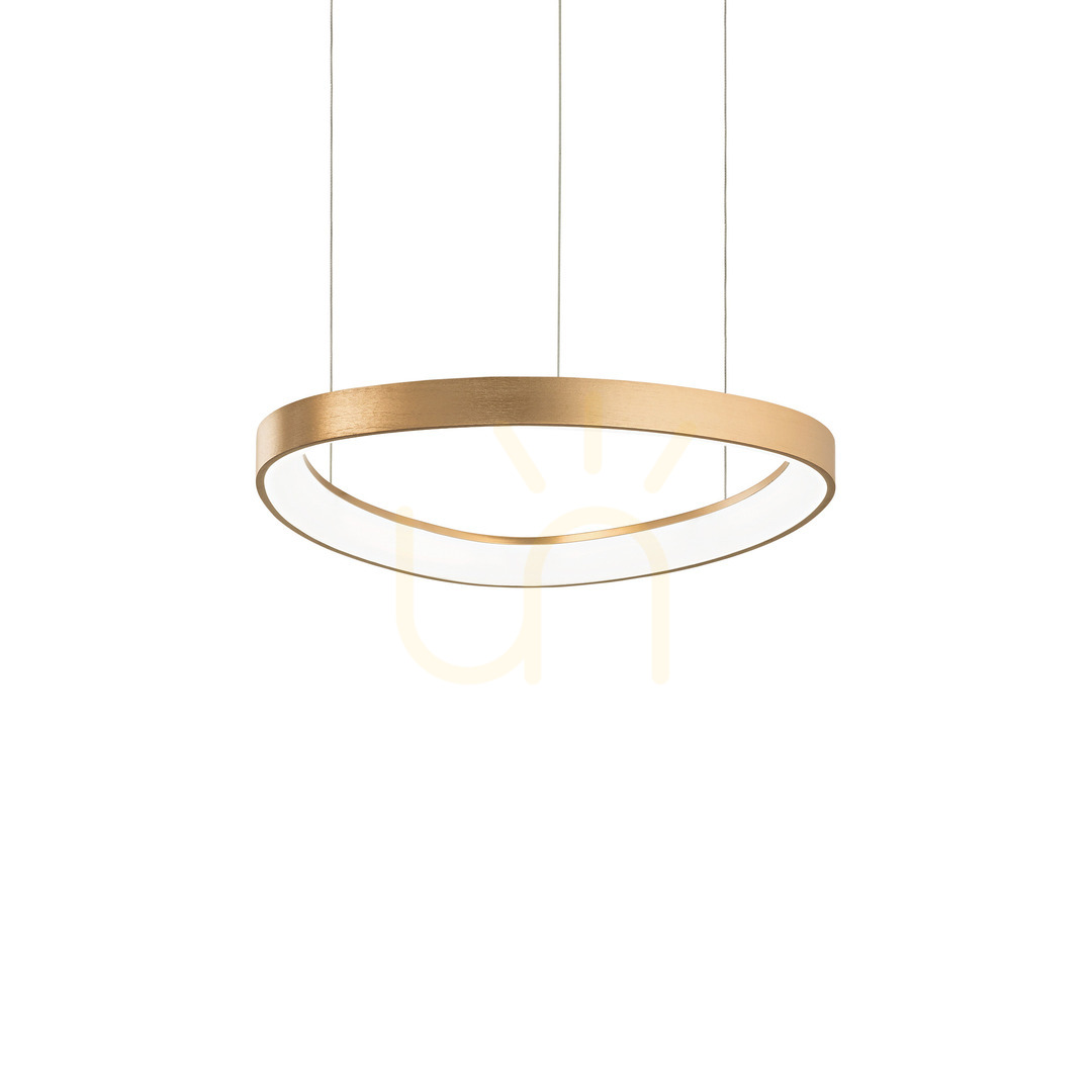 Kontrola Závěsné svítidlo Ideallux GEMINI 372143 mosaz 42,5 cm 36W 4000K Závěsné svítidlo Ideallux GEMINI 372143 mosaz 42,5 cm 36W 4000K