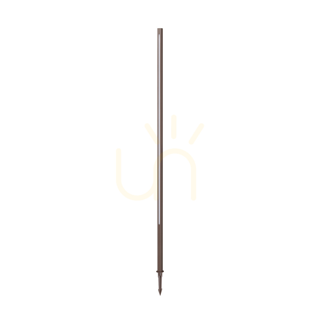 Kültéri állólámpa Ideallux JEDI 372297 bronz IP65 160,5 cm