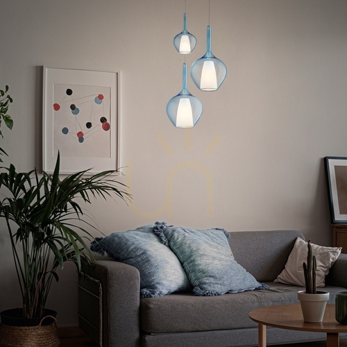 Kontrola Závěsné svítidlo Ideallux Kalique měděné 18 cm E27 360065