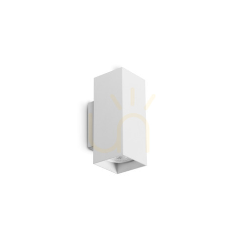 Kontrola Nástěnné svítidlo Ideallux LOOK 370194 bílé, 2x GU10, 15 cm