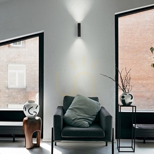 Nástěnné svítidlo Ideallux LOOK 370699 bílé LED 9W 3000K 2x světlo 1 Nástěnné svítidlo Ideallux LOOK 370699 bílé LED 9W 3000K 2x světlo small 1