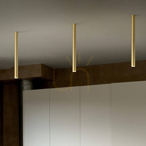 Kontrola Plafon Ideallux LOOK mosaz 370842 3 cm 3000K
