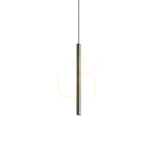 Kontrola Závěsné svítidlo Ideallux LOOK mosaz 8 cm 3000K 371023