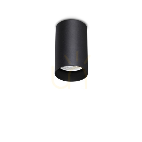 Kontrola Plafon Ideallux LOOK 353821 černý, 1x GU10, Ø 6 cm