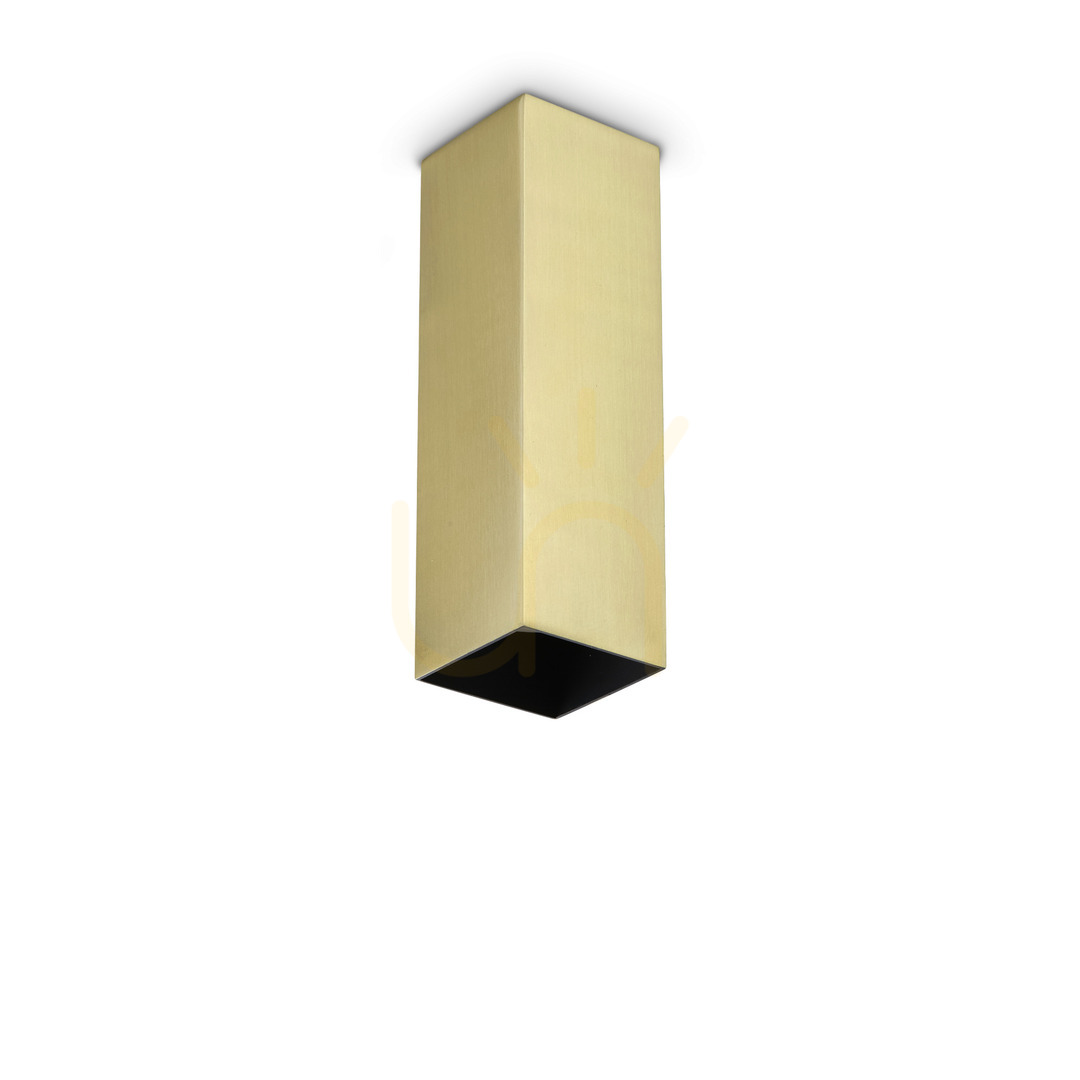 Kontrola Plafon Ideallux Look mosaz GU10 1x28W 6 cm 371504 Plafon Ideallux Look mosaz GU10 1x28W 6 cm 371504