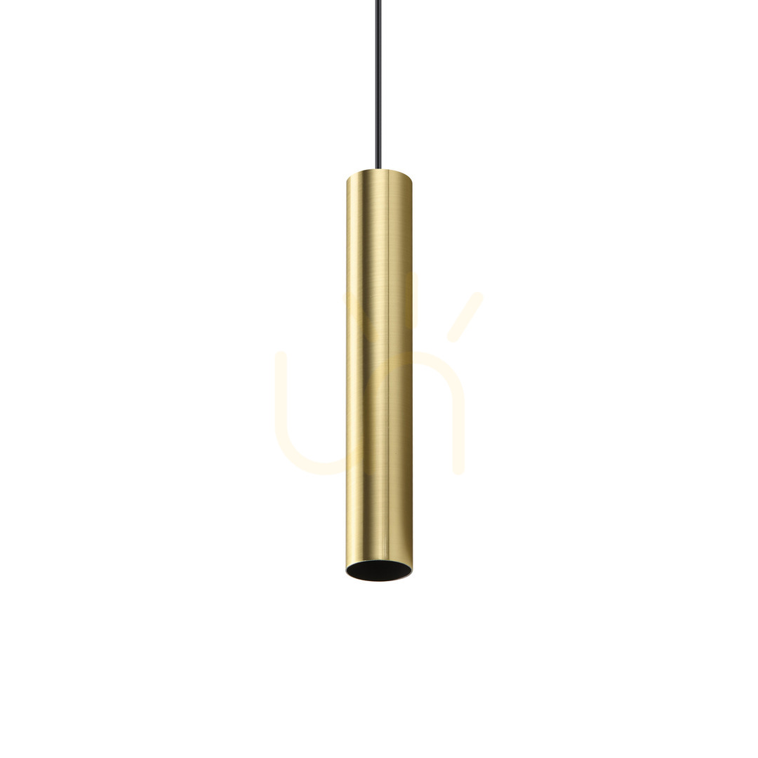 Kontrola Závěsné svítidlo Ideallux LOOK mosaz 4 cm GU10 371597 Závěsné svítidlo Ideallux LOOK mosaz 4 cm GU10 371597
