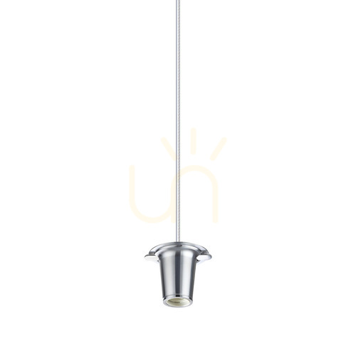 Kontrola Závěsné svítidlo Ideallux MAPA stříbrné E27 1x42W průměr 10 cm 368269