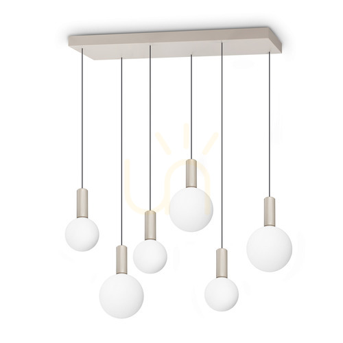 Kontrola Závěsná lampa Ideal Lux Odeon 349220 bílá LED 39W 88 cm