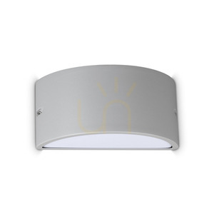 Venkovní nástěnné svítidlo Ideal Lux Rex 370965 šedé IP44 25 cm small 0