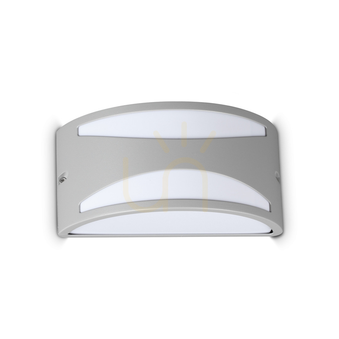 Kontrola Venkovní nástěnné svítidlo Ideallux REX 370972 šedé 25 cm IP44 Venkovní nástěnné svítidlo Ideallux REX 370972 šedé 25 cm IP44