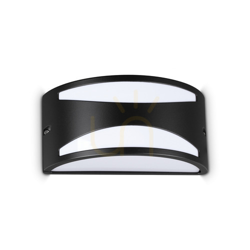 Kontrola Venkovní nástěnné svítidlo Ideal Lux REX 118642 černé, IP44, 25 cm