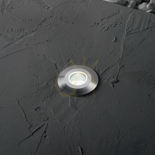 Kontrola Zapuštěné svítidlo Ideallux Rocket stříbrné 4 cm IP67 4000K 371085
