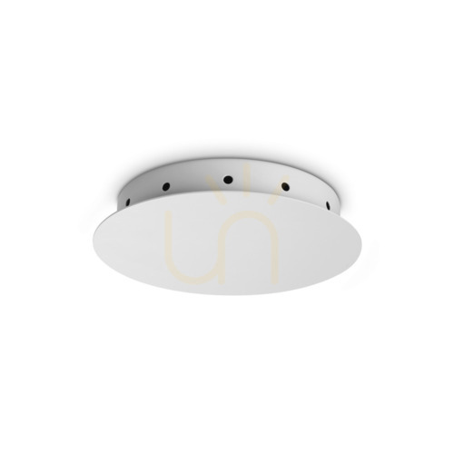 Kontrola Stropní rozeta Ideallux ROSONE 370729 bílá kovová Ø18 cm