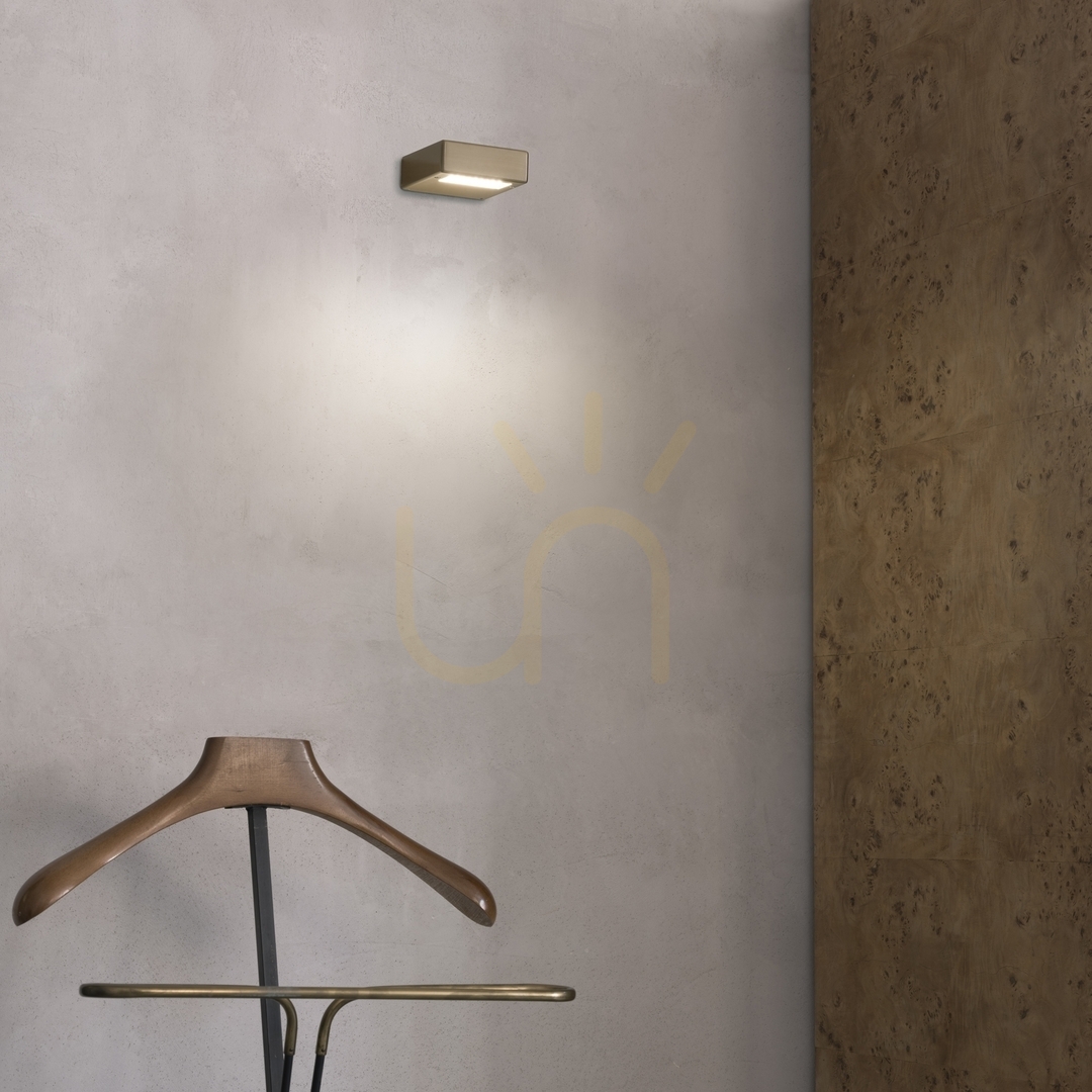Pohled Nástěnné svítidlo Ideallux TAB 354552 mosazné LED 24W 10 cm Nástěnné svítidlo Ideallux TAB 354552 mosazné LED 24W 10 cm